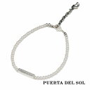 PUERTA DEL SOL Pearl パール 真珠 ブレスレット シルバー950 ユニセックス シルバーアクセサリー 銀 SV950 ブリタニアシルバー シ...