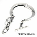 PUERTA DEL SOL 手錠 アバンギャルド ブレスレット シルバー950 ユニセックス シルバーアクセサリー 銀 SV950 ブリタニアシルバー シルバ...