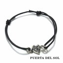 PUERTA DEL SOL トランプスート ハート コード ブレスレット シルバー950 ユニセックス シルバーアクセサリー 銀 SV950 ブリタニアシルバ...