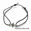 PUERTA DEL SOL トランプスート ダイヤ コード ブレスレット シルバー950 ユニセックス シルバーアクセサリー 銀 SV950 ブリタニアシルバ...