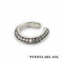 PUERTA DEL SOL 曲線 イヤーカフ シルバー950 ユニセックス シルバーアクセサリー 銀 SV950 ブリタニアシルバー ブランド アクセサリー ...
