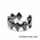 PUERTA DEL SOL トランプ フォアスーツ イヤーカフ ブラック シルバー950 チタンコーティング ユニセックス シルバーアクセサリー 銀 SV95...