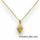 PUERTA DEL SOL トランプ 図柄 ダイヤ ネックレス(チェーン付き) イエローゴールド K18 18金 ユニセックス ゴールドアクセサリー チェーン...