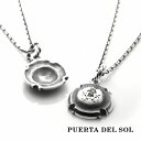 プエルタデルソル PUERTA DEL SOL シャンパン コルク ストッパー ミュズレ Muselet ネックレス(チェーン付き) シルバー950 ユニセックス シルバーアクセサリー 銀 SV950 ブリタニアシルバー シルバーネックレス チェーン付き 首飾り 人気 ブランド アクセサリー ギフト プレゼント おしゃれ