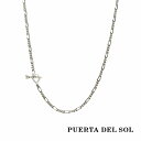 プエルタデルソル PUERTA DEL SOL ハート アロー 矢 Tバー チェーン ネックレス(チェーン付き) 65cm シルバー950 ユニセックス シルバーアクセサリー 銀 SV950 ブリタニアシルバー シルバーネックレス チェーン付き 首飾り 人気 ブランド アクセサリー ギフト プレゼント おしゃれ