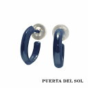 PUERTA DEL SOL トラディショナル ブルー ピアス シルバー950 チタンコーティング ユニセックス シルバーアクセサリー 銀 SV950 ブリタニ...