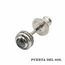 PUERTA DEL SOL ミルグレイン ジュエリー スタッド ピアス シルバー950 ユニセックス シルバーアクセサリー 銀 SV950 ブリタニアシルバー...
