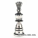 PUERTA DEL SOL チェスシリーズ クイーン ペンダント(チェーンなし) シルバー950 ユニセックス シルバーアクセサリー 銀 SV950 ブリタニ...