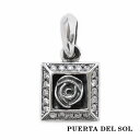 PUERTA DEL SOL Framed Rose ローズ ペンダント(チェーンなし) シルバー950 ユニセックス シルバーアクセサリー 銀 SV950 ブリタニアシルバー シルバーペンダント ペンダントヘッド ネックレストップ ペンダントトップのみ 人気 ブランド アクセサリー ギフト プレゼント(4)