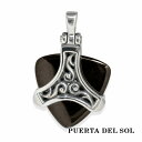 PUERTA DEL SOL ギターピック ペンダント(チェーンなし) ブラック シルバー950 チタンコーティング ユニセックス シルバーアクセサリー 銀 S...