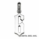 PUERTA DEL SOL Personal Number パーソナルナンバー 数字 大きめ 6 ペンダント(チェーンなし) シルバー950 ユニセックス シ...