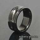 PUERTA DEL SOL チェス 台座 Pedestal ブラック リング(7号〜23号) ブラック シルバー950 チタンコーティング ユニセックス シルバーアクセサリー 銀 SV950 ブリタニアシルバー シルバーリング 銀指輪 指輪 メンズリング レディースリング 人気 ブランド アクセサリー ギフト(4)