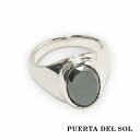 PUERTA DEL SOL ヘマタイト オーバルストーン リング(7号〜23号) ヘマタイト シルバー950 ユニセックス シルバーアクセサリー 銀 SV95...