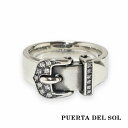 PUERTA DEL SOL ベルト バックル リング(7号〜23号) ジルコニア シルバー950 ユニセックス シルバーアクセサリー 銀 SV950 ブリタニアシルバー シルバーリング 銀指輪 指輪 メンズリング レディースリング 人気 ブランド アクセサリー ギフト プレゼント おしゃれ(4)