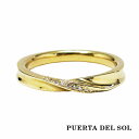 PUERTA DEL SOL Mobius Strip メビウスの輪 リング(7号〜23号) イエローゴールド K10 10金 ユニセックス ゴールドアクセサリ...
