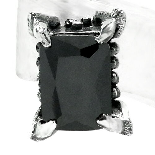 ブラックジルコニア スクエア 一粒 スタッドピアス 1P 片耳用 シルバー シンプル ベーシック 大粒 一粒ピアス メンズピアス レディ—スピアス キュービックジルコニア ブラック 黒 黒コーデ キラキラ 男性 女性 彼氏 彼女 プレゼント 人気 おしゃれ