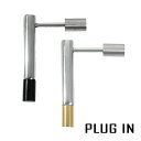 PLUG IN 選べる2カラー ステンレス ツートンカラー スティック ピアス 1P 片耳用 サージカルステンレス スタッドピアス ステンレスピアス 金属アレル...