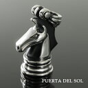 PUERTA DEL SOL チェス ナイト ペンダントトップ ネックレス シルバーアクセサリー シルバー950 騎士 馬 駒 コマ ゲーム ペンダントヘッド ...