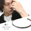 Que Crave バングル シルバー925 シルバーアクセサリー シルバーバングル シルバー ホワイト ブラック きれいめ 上品 大人 かっこいい メンズ レ...