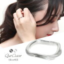 Que Crave ウェーブ リング 指輪 5〜29号 シルバー925 シルバーリング シルバーアクセサリー シルバー ブラック 黒 捻り 捻じり 綺麗 きれい...