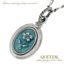 Quetzal リリーオーバルペンダント ペンダントトップ チェーンなし ブランド シルバーペンダント ネックレス シルバー925 メンズ ケツァール ケツアー...