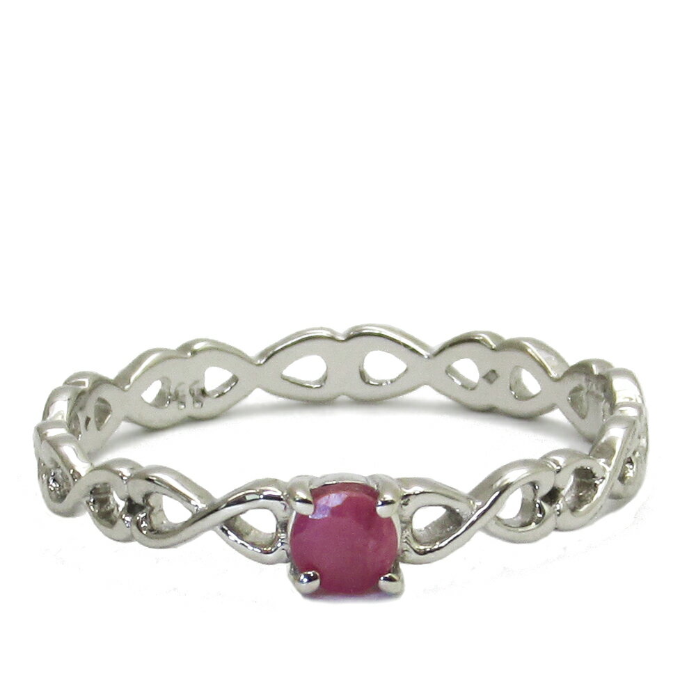 ルビー アラベスクプラチナコート シルバーリング 7〜15号 レディース リング 女性用 指輪 パワーストーン 天然石 紅玉 レディースリング レディース指輪 ...
