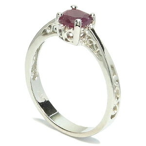 ルビー ボリュームプラチナコート シルバーリング 7.5〜14号 レディース リング Ruby 女性用 指輪 パワーストーン 天然石 レディースリング レディー...