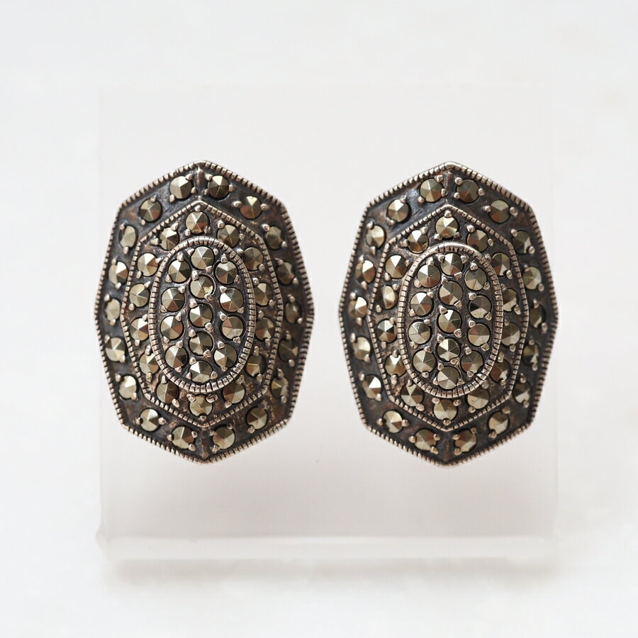 ROKUZAN マーカサイト ピアス イヤリング 選べる 2P 両耳用 ノンホールピアス シルバー925 ROK-202E0009-1 碌山ジュエリー ブランド レディース 女性 彼女 娘 妻 誕生日 記念日 プレゼント 人気 おしゃれ