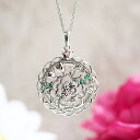 ROKUZAN フラワー ローズ ルーペ ペンダント ペンダントトップ ネックレス トップ ヘッド Rose 薔薇 バラ シルバー925 エメラルド ホワイトトパーズ マーカサイト 碌山ジュエリー ブランド レディース 女性 彼女 娘 妻 誕生日 記念日 プレゼント 人気 おしゃれ