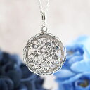 ROKUZAN フラワー ハイドランジア ルーペ ペンダント ペンダントトップ ネックレス トップ ヘッド Hydrangea 紫陽花 アジサイ シルバー925...