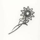 ROKUZAN 淡水パール シードパール 一輪の花 ブローチ ペンダントトップ (チェーンなし) ネックレス ペンダント トップ ヘッド シルバー925 マーカ...
