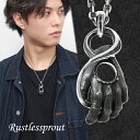 Rustlessprout Left ペンダント ネックレス シルバー925 シルバーアクセサリー 手 左手 手首 ハンド ホラー グロテスク 重厚感 ハード ゴシック ごつい 厳つい かっこいい メンズ 男性 彼氏 夫 息子 プレゼント ブランド