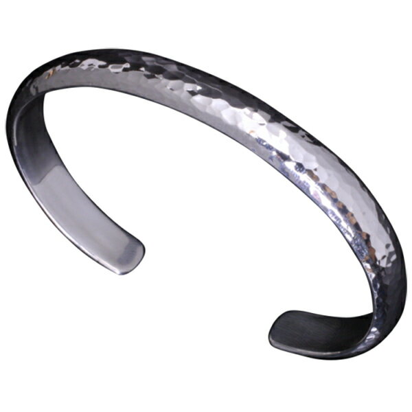 龍頭 甲丸丸鎚目 バングル 8mm幅 メンズ レディース シルバー シルバーバングル メンズバングル レディースバングル シルバー950 男性 彼氏 女性 彼女 伝統技法 ギフト 人気 おしゃれ ブランド