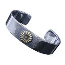 龍頭 菊紋 バングル シルバー×真鍮 メンズ シルバー 真鍮 シルバーバングル メンズバングル シルバー950 男性 彼氏 伝統技法 ギフト 人気 おしゃれ ブランド