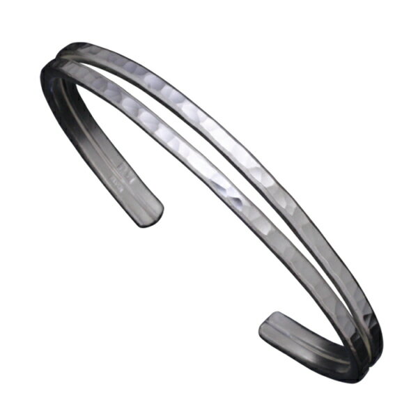 龍頭 丸鎚目 バングル メンズ レディース シルバー シルバーバングル メンズバングル レディースバングル シルバー950 男性 彼氏 女性 彼女 伝統技法 ギフト 人気 おしゃれ ブランド