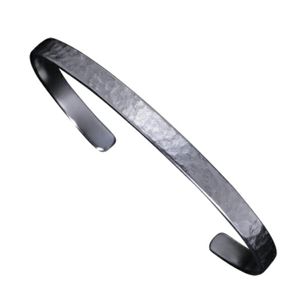 龍頭 岩石丸鎚目 バングル 5mm メンズ シルバー シルバーバングル メンズバングル シルバー950 男性 彼氏 伝統技法 ギフト 人気 おしゃれ ブランド