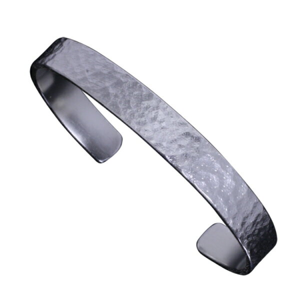 龍頭 岩石丸鎚目 バングル 8mm メンズ シルバー シルバーバングル メンズバングル シルバー950 男性 彼氏 伝統技法 ギフト 人気 おしゃれ ブランド