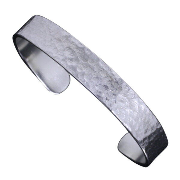 龍頭 岩石丸鎚目 バングル 10mm メンズ シルバー シルバーバングル メンズバングル シルバー950 男性 彼氏 伝統技法 ギフト 人気 おしゃれ ブランド