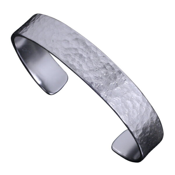 龍頭 岩石丸鎚目 バングル 12mm メンズ シルバー シルバーバングル メンズバングル シルバー950 男性 彼氏 伝統技法 ギフト 人気 おしゃれ ブランド