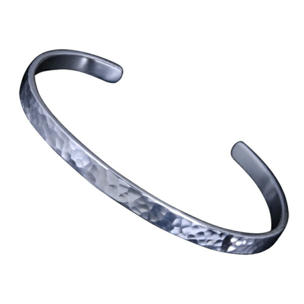 龍頭 丸鎚目 バングル 5mm メンズ シルバー シルバーバングル メンズバングル シルバー950 男性 彼氏 伝統技法 ギフト 人気 おしゃれ ブランド