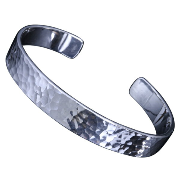 龍頭 丸鎚目 バングル 10mm メンズ シルバー シルバーバングル メンズバングル シルバー950 男性 彼氏 伝統技法 ギフト 人気 おしゃれ ブランド