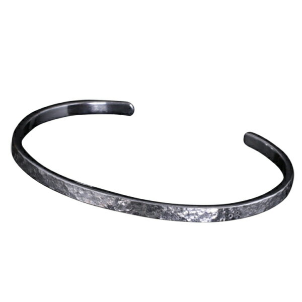 龍頭 岩石丸鎚目 バングル 3mm幅 メンズ レディース シルバー シルバーバングル メンズバングル レディースバングル シルバー950 男性 彼氏 女性 彼女 伝統技法 ギフト 人気 おしゃれ ブランド