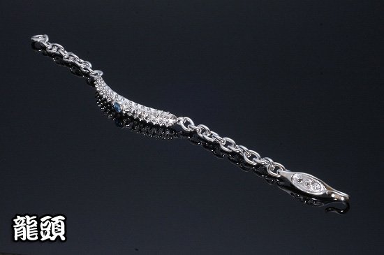 龍頭 霰スティック ブレスレット 天然石 メンズ シルバー シルバーブレスレット メンズブレスレット シルバー950 男性 彼氏 伝統技法 ギフト 人気 おしゃれ ブランド ストリート
