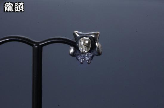 龍頭 虎 ピアス（ピン） 1P 片耳用 メンズ シルバー シルバーピアス スタッド メンズピアス シルバー950 男性 彼氏 伝統技法 ギフト 人気 おしゃれ ブランド