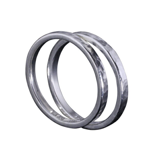 Other , Materials - 龍頭 二連 幅2mm 丸鎚目 リング 4〜27号 指輪 メンズ シルバー シルバーリング メンズリング シルバー950 男性 彼氏 伝統技法 ギフト 人気 おしゃれ ブランド