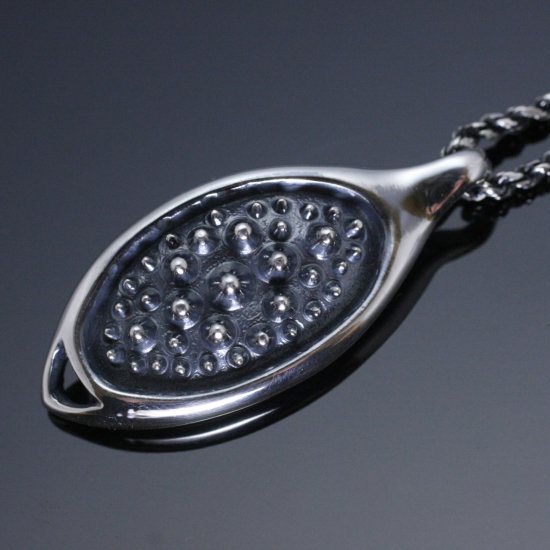 龍頭 霰スプーン ネックレス チェーン付き ペンダント メンズ シルバー シルバーネックレス メンズネックレス シルバー950 男性 彼氏 伝統技法 ギフト 人気 おしゃれ ブランド