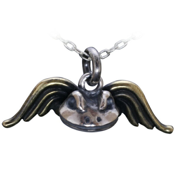 龍頭 反抗期天使 蛙王 ネックレス チェーン付き ペンダント メンズ シルバー シルバーネックレス メンズネックレス カエル 天使 エンジェル シルバー950 男性 彼氏 伝統技法 ギフト 人気 おしゃれ ブランド(4)