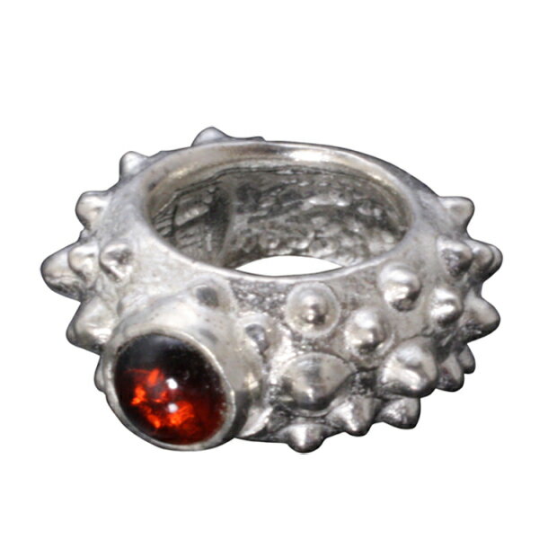 龍頭 ガーネット 霰 ビーズ シルバービーズ ペンダントトップ トップ ヘッド メンズ レディース 天然石..