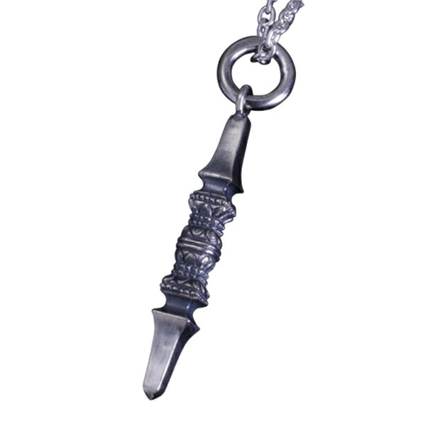 龍頭 独鈷杵 ネックレス チェーン付き ペンダント メンズ シルバー シルバーネックレス メンズネックレ..