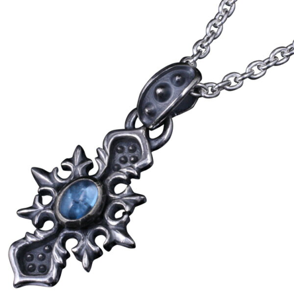 龍頭 霰十字 ネックレス チェーン付き ペンダント メンズ シルバー シルバーネックレス メンズネックレス 天然石 シルバー950 男性 彼氏 伝統技法 ギフト 人気 おしゃれ ブランド